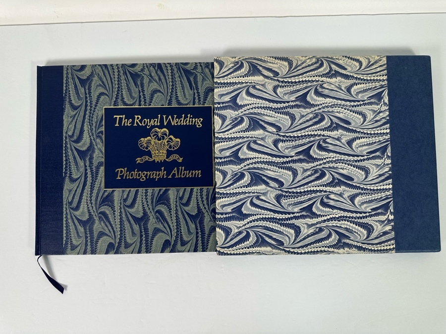 First Edition Hardcover Book With Slipcase By The Easton Press The Royal Wedding Photograph Album 1981 [Photo 4]