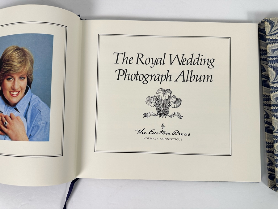 First Edition Hardcover Book With Slipcase By The Easton Press The Royal Wedding Photograph Album 1981 [Photo 8]