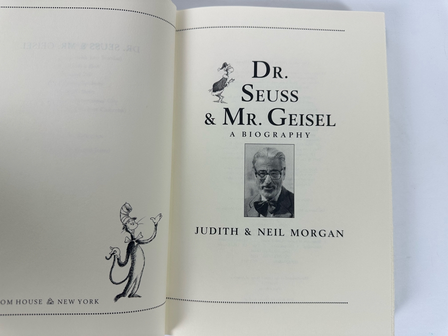 Signed First Edition Hardcover Book Dr. Seuss & Mr. Geisel A Biography Signed By Judith Morgan & Neil Morgan 1995 [Photo 7]