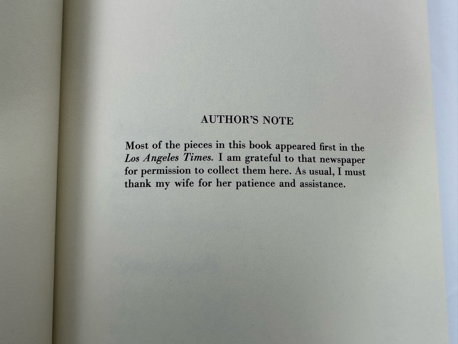 Signed First Edition Hardcover Book Alive In LaLaLand Signed By Jack Smith 1989 [Photo 11]