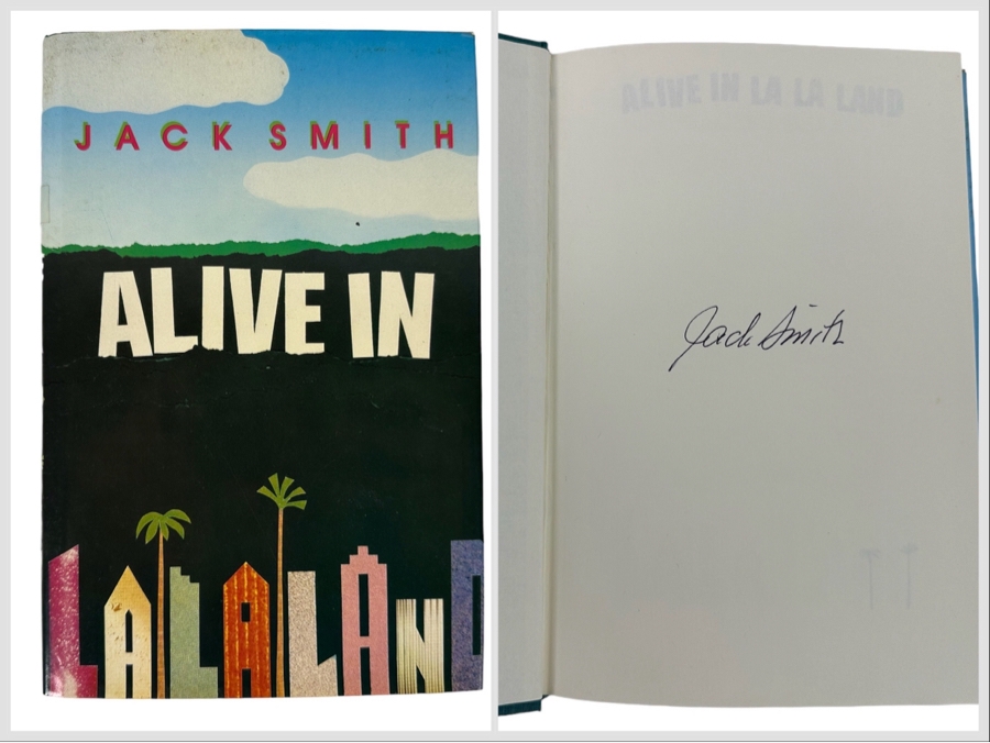 Signed First Edition Hardcover Book Alive In LaLaLand Signed By Jack Smith 1989 [Photo 1]