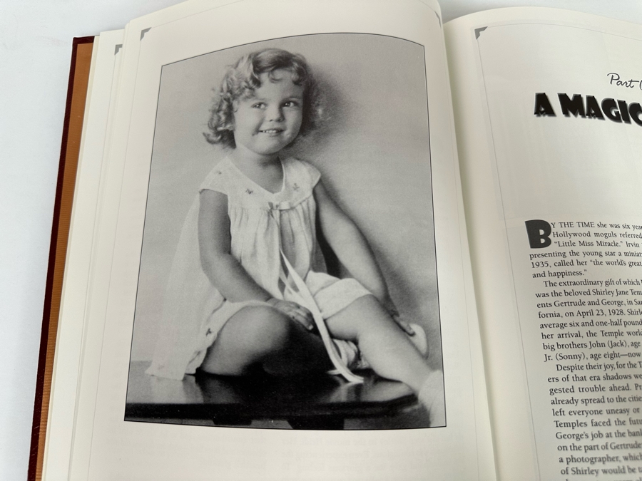 Signed Leather-Bound Hardcover Easton Press Book The Shirley Temple Scrapbook A Book Of Memories Personally Signed By Shirley Temple Black With Additional Certificate Of Authenticity Signed By Shirley Temple 2002 [Photo 14]