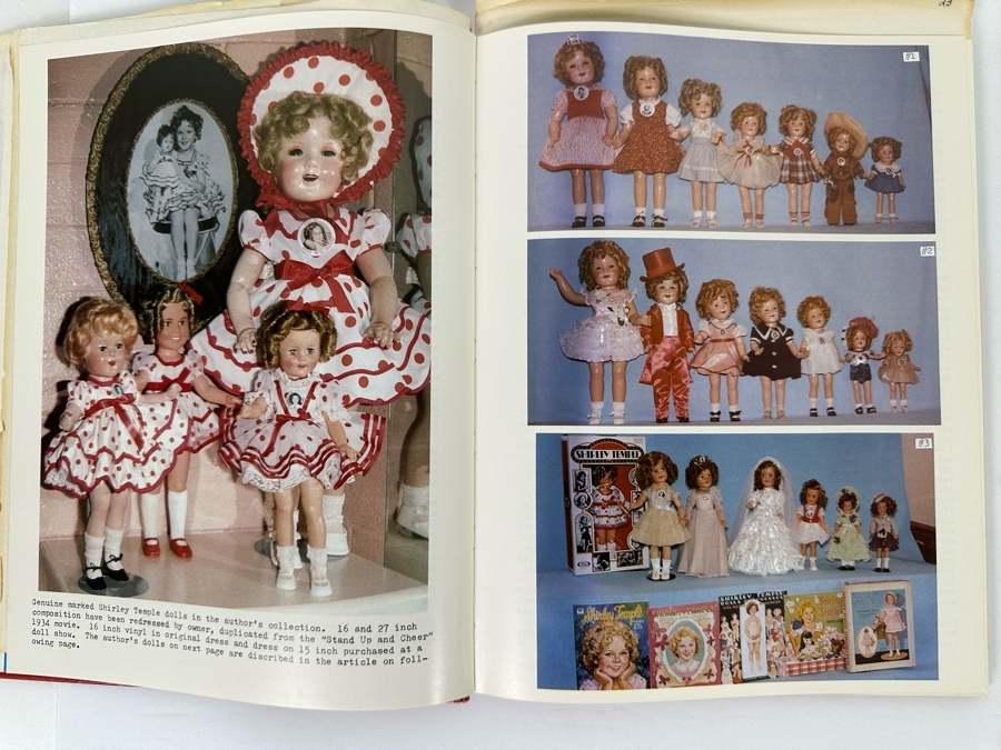 Hand Signed Shirley Temple Hardcover Book With Four Shirley Temple Black Signatures: Doll Collector's Treasures Volume 3 Featuring Little Miss Shirley T. Includes Envelope Book Was Sent In With Shirley Temple Black's Return Address - See Photos [Photo 15]
