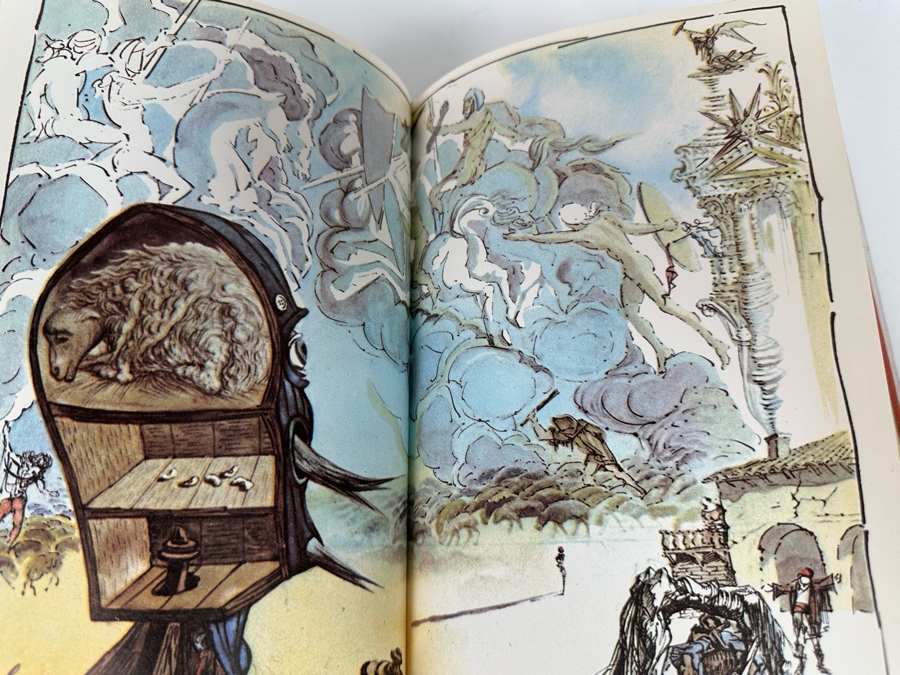 First Edition Hardcover Book Don Quixote De La Mancha Illustrated By Salvador Dali Abbeville Press 1979 [Photo 13]