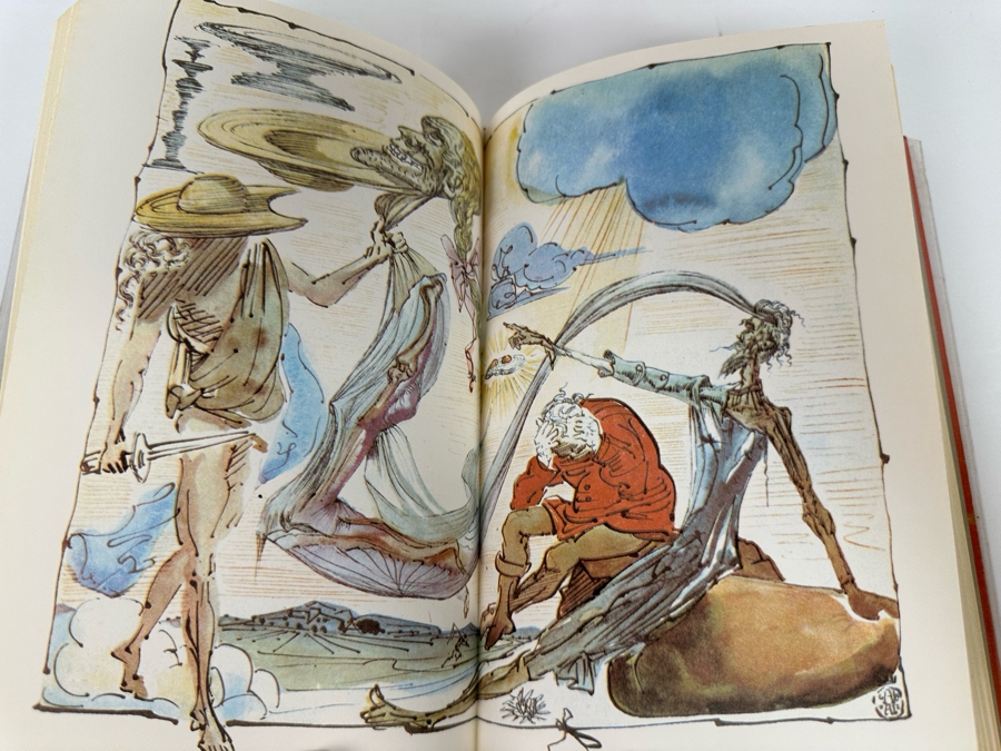 First Edition Hardcover Book Don Quixote De La Mancha Illustrated By Salvador Dali Abbeville Press 1979 [Photo 10]