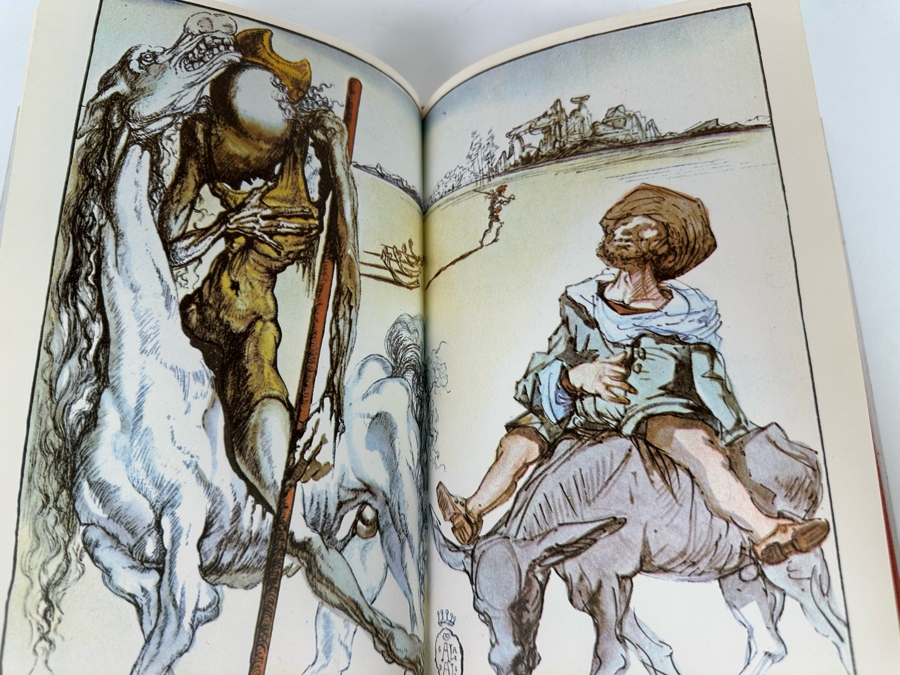 First Edition Hardcover Book Don Quixote De La Mancha Illustrated By Salvador Dali Abbeville Press 1979 [Photo 11]