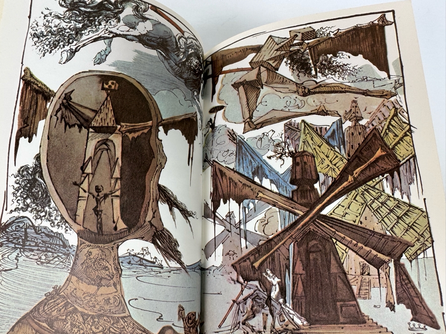 First Edition Hardcover Book Don Quixote De La Mancha Illustrated By Salvador Dali Abbeville Press 1979 [Photo 14]