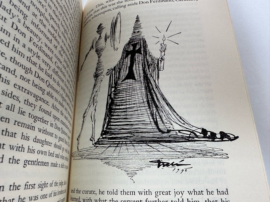 First Edition Hardcover Book Don Quixote De La Mancha Illustrated By Salvador Dali Abbeville Press 1979 [Photo 7]