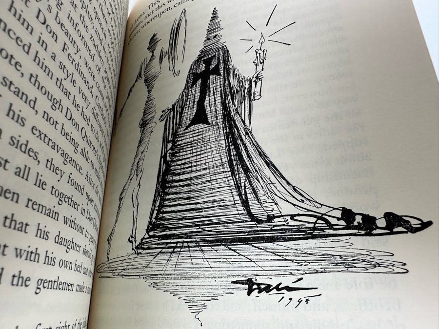 First Edition Hardcover Book Don Quixote De La Mancha Illustrated By Salvador Dali Abbeville Press 1979 [Photo 8]