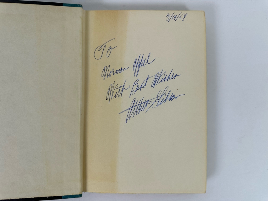 Signed First Edition Hardcover Book I Always Wanted To Be Somebody Signed By Althea Gibson (1927-2003) - American Tennis Player & Pro Golfer - First African American To Win A Tennis Grand Slam Title [Photo 7]