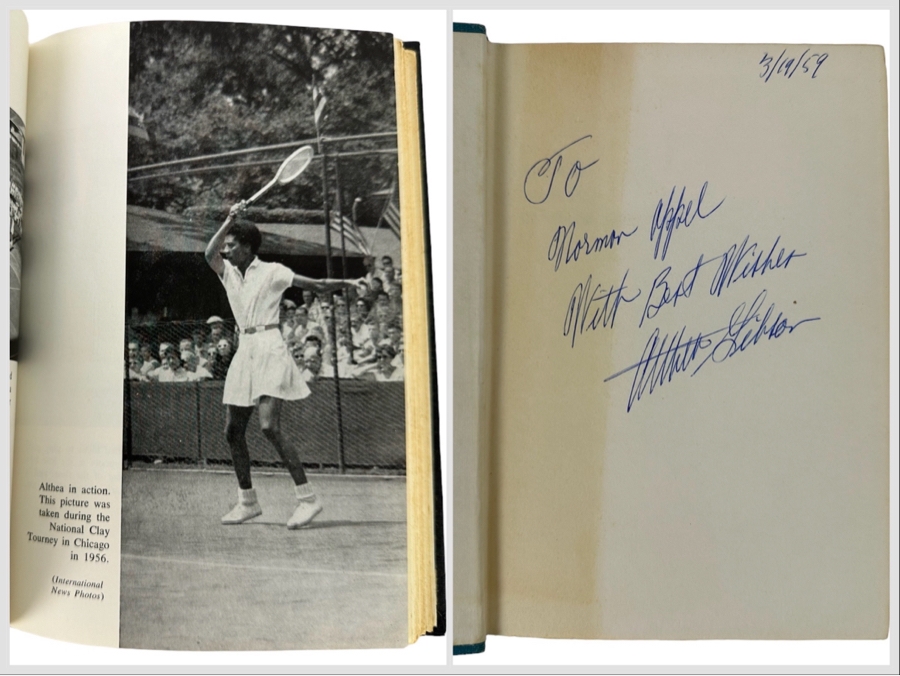 Signed First Edition Hardcover Book I Always Wanted To Be Somebody Signed By Althea Gibson (1927-2003) - American Tennis Player & Pro Golfer - First African American To Win A Tennis Grand Slam Title [Photo 1]
