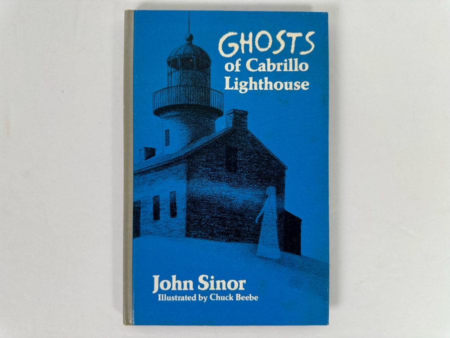 Signed First Printing Hardcover Book Ghosts Of Cabrillo Lighthouse Signed By John Sinor 1977 [Photo 4]