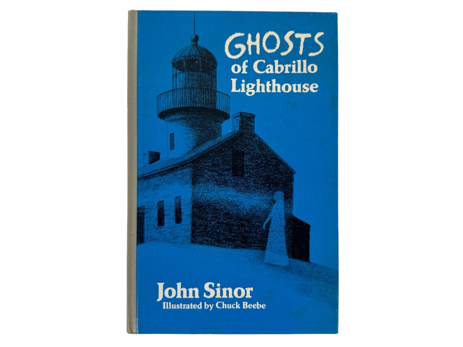 Signed First Printing Hardcover Book Ghosts Of Cabrillo Lighthouse Signed By John Sinor 1977 [Photo 3]