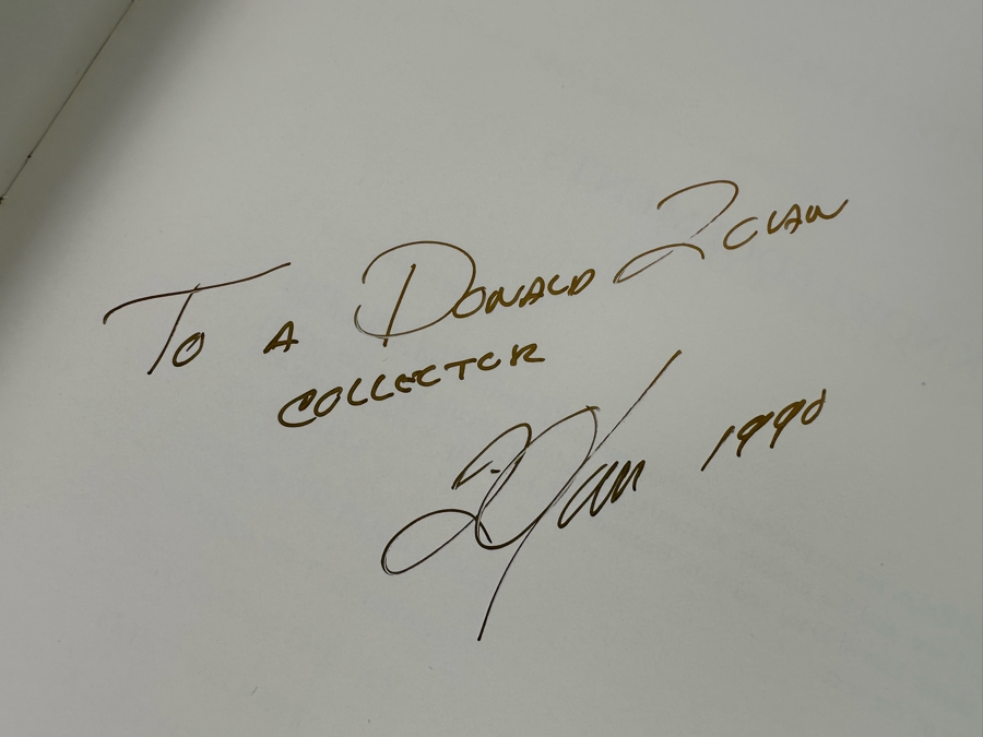 Signed First Edition Hardcover Book Donald Zolan's Paintings Of Early Childhood By John D. Hungunin Signed By Donald Zolan 1984 [Photo 9]