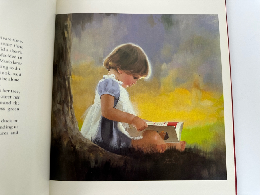 Signed First Edition Hardcover Book Donald Zolan's Paintings Of Early Childhood By John D. Hungunin Signed By Donald Zolan 1984 [Photo 14]
