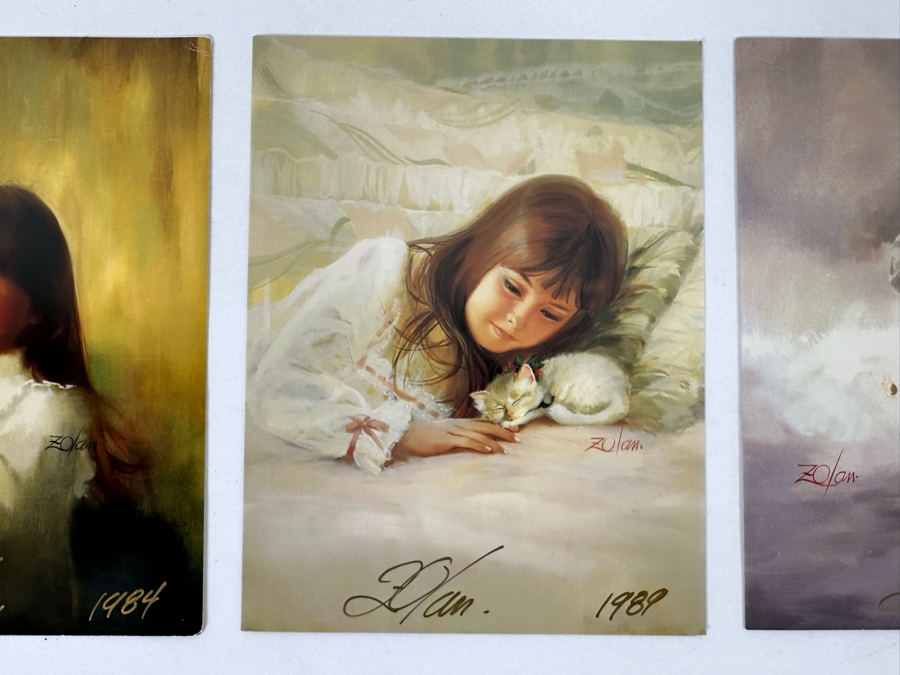 Donald Zolan (1937-2009, American) Seven Hand Signed Limited Edition Christmas Cards [Photo 6]