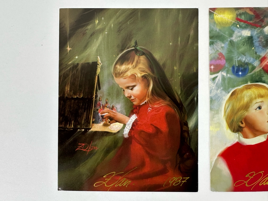 Donald Zolan (1937-2009, American) Seven Hand Signed Limited Edition Christmas Cards [Photo 11]