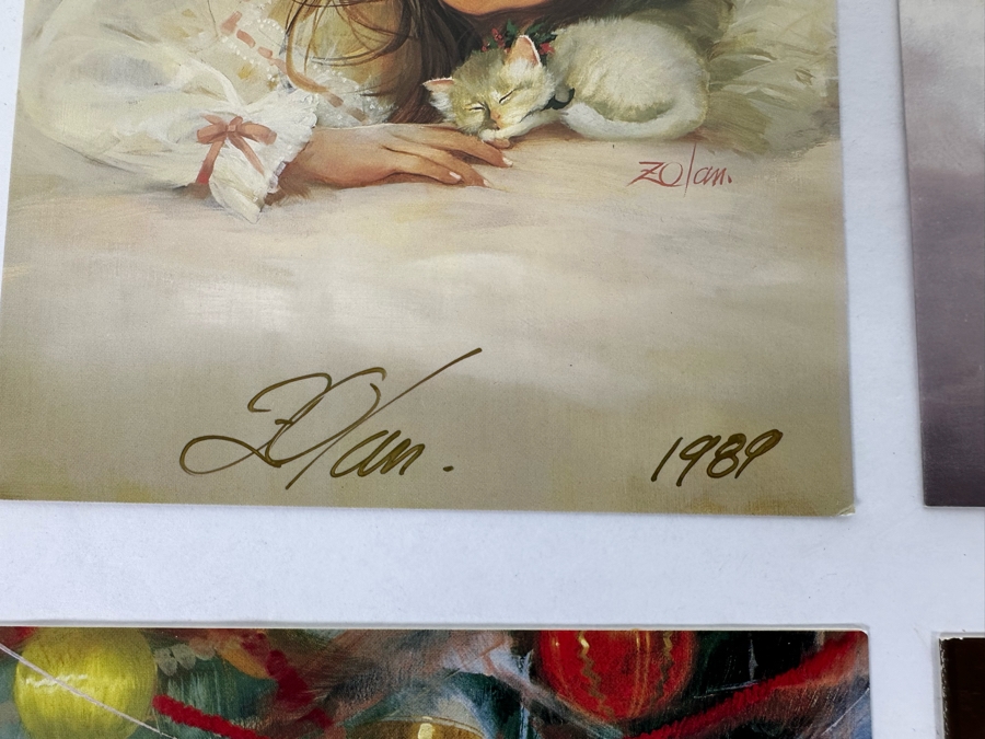 Donald Zolan (1937-2009, American) Seven Hand Signed Limited Edition Christmas Cards [Photo 7]