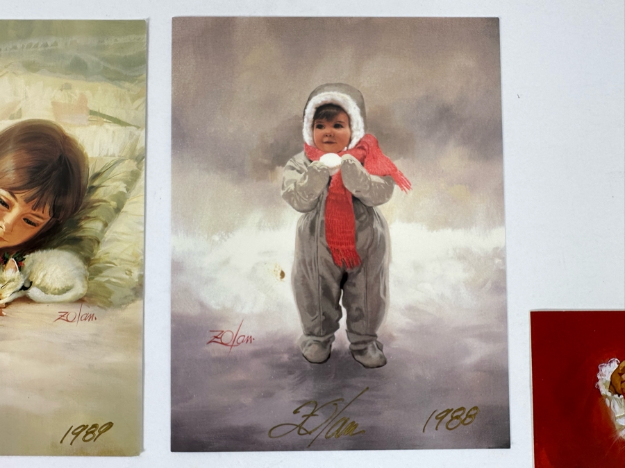 Donald Zolan (1937-2009, American) Seven Hand Signed Limited Edition Christmas Cards [Photo 8]