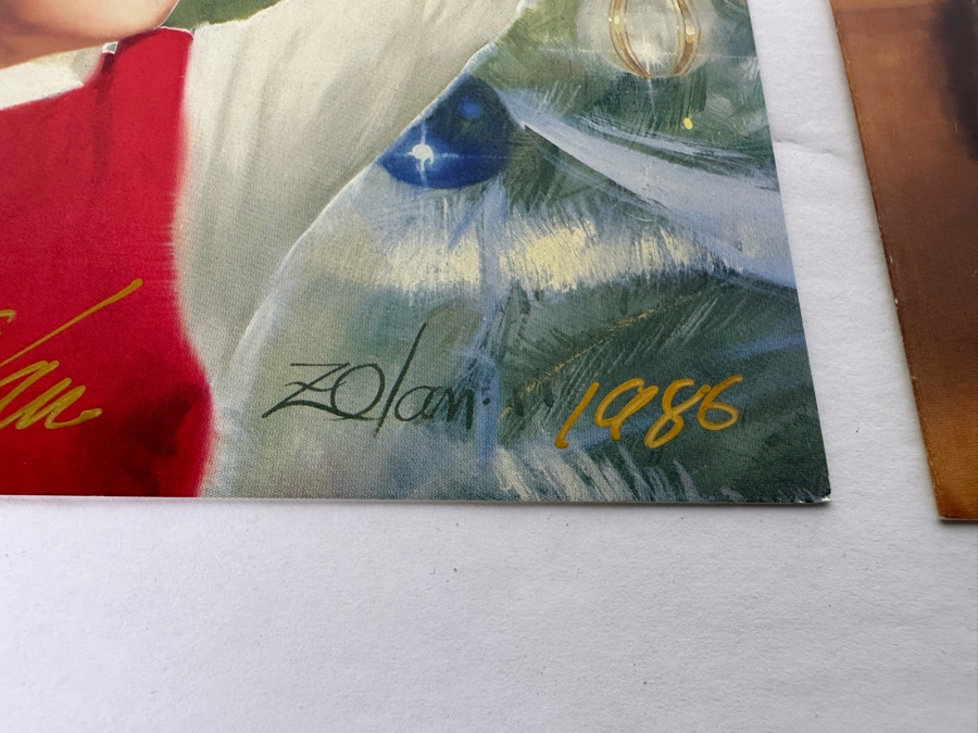 Donald Zolan (1937-2009, American) Seven Hand Signed Limited Edition Christmas Cards [Photo 14]