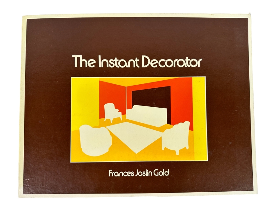 Vintage 1977 First Edition Book The Instant Decorator By Frances Joslin Gold