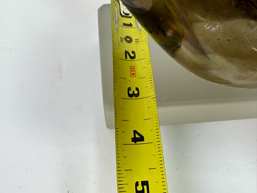 Ion Tamaian (B. 1954, Romania) Signed Abstract Art Glass Sculpture 12.5W X 3D X 14H [Photo 17]