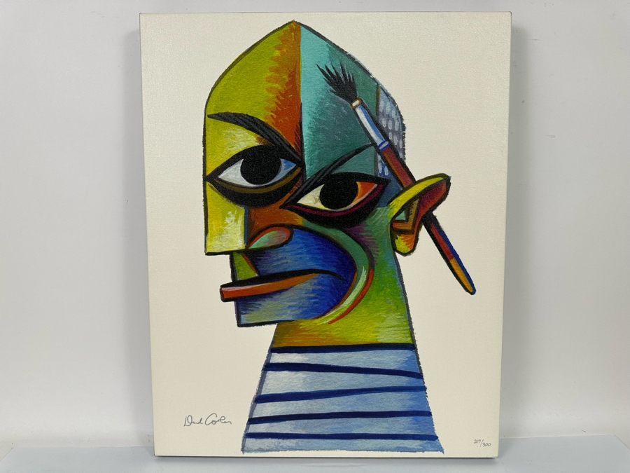 David Cowles (B. 1961, American) Signed Limited Edition Caricature Canvas Print Titled Pablo Picasso 2012 Numbered 217 Of 300 16 X 20 [Photo 3]