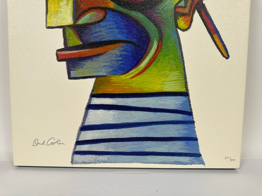 David Cowles (B. 1961, American) Signed Limited Edition Caricature Canvas Print Titled Pablo Picasso 2012 Numbered 217 Of 300 16 X 20 [Photo 7]