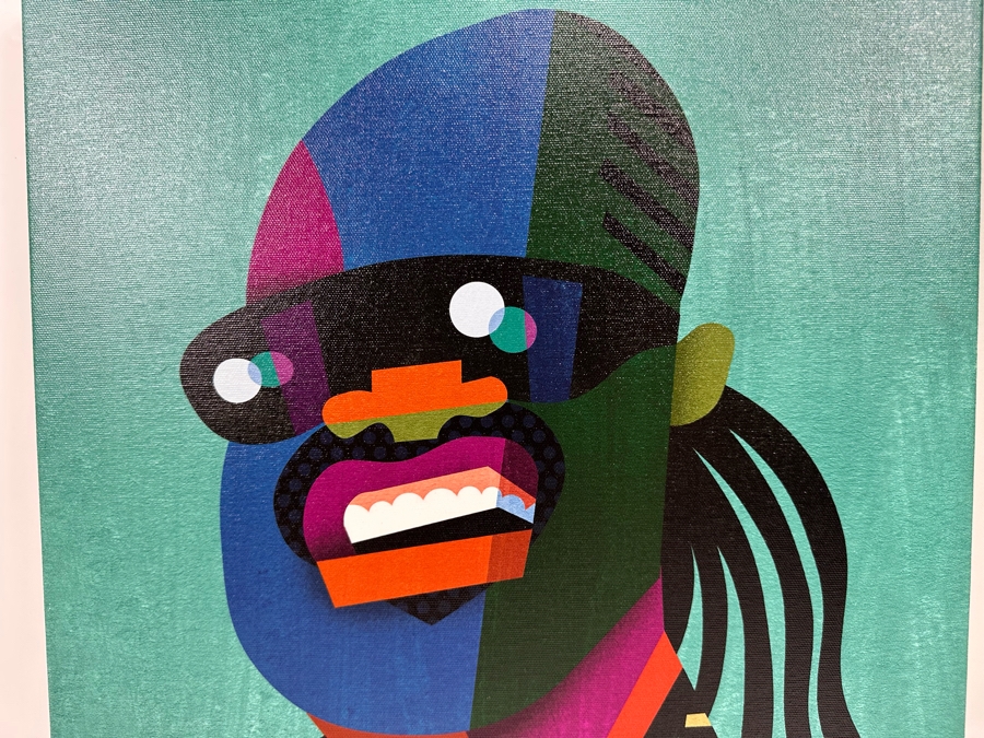 David Cowles (B. 1961, American) Signed Limited Edition Caricature Canvas Print Titled Stevie Wonder 2012 Numbered 171 Of 300 16 X 20 [Photo 5]