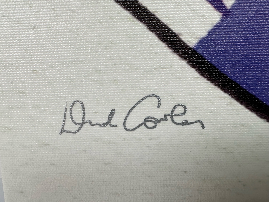 David Cowles (B. 1961, American) Signed Limited Edition Caricature Canvas Print Titled Eric Clapton 2012 Numbered 162 Of 300 16 X 20 [Photo 6]