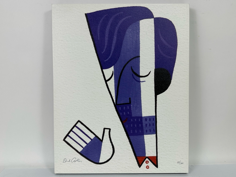 David Cowles (B. 1961, American) Signed Limited Edition Caricature Canvas Print Titled Eric Clapton 2012 Numbered 162 Of 300 16 X 20 [Photo 3]