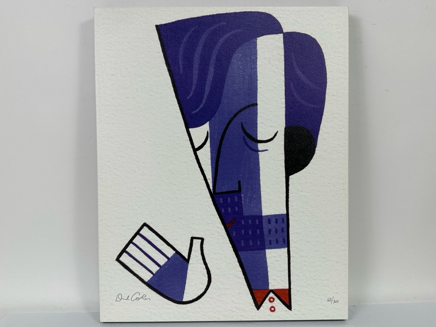 David Cowles (B. 1961, American) Signed Limited Edition Caricature Canvas Print Titled Eric Clapton 2012 Numbered 162 Of 300 16 X 20 [Photo 2]