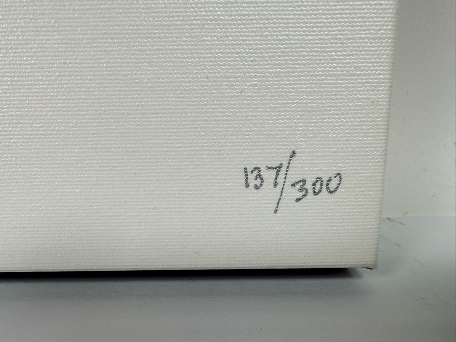 David Cowles (B. 1961, American) Signed Limited Edition Caricature Canvas Print Titled MJ Michael Jackson 2012 Numbered 137 Of 300 16 X 20 [Photo 8]