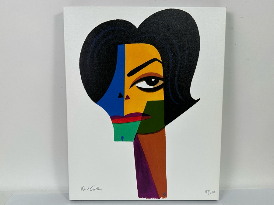 David Cowles (B. 1961, American) Signed Limited Edition Caricature Canvas Print Titled MJ Michael Jackson 2012 Numbered 137 Of 300 16 X 20 [Photo 2]