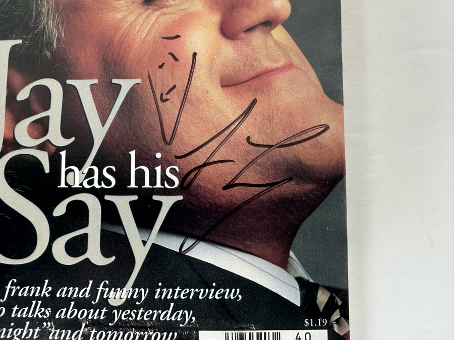 Signed Jay Leno TV Guide [Photo 3]