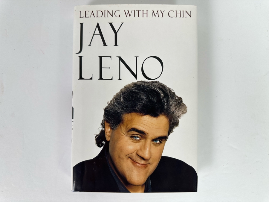 Signed First Edition Hardcover Book Leading With My Chin Signed By Jay Leno 1996 [Photo 4]