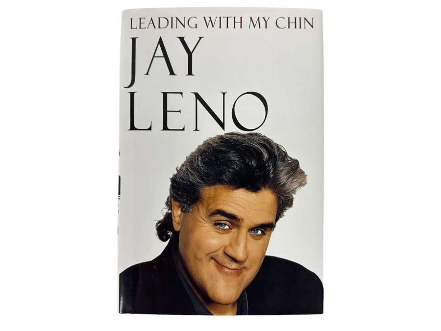 Signed First Edition Hardcover Book Leading With My Chin Signed By Jay Leno 1996 [Photo 3]