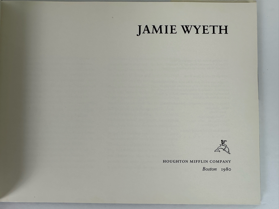 First Printing Hardcover Book Jamie Wyeth 1980 [Photo 7]