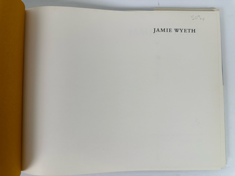 First Printing Hardcover Book Jamie Wyeth 1980 [Photo 6]