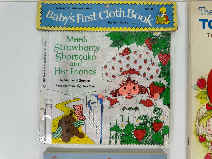 Three First Edition Strawberry Shortcake Books And Sealed Baby's First Cloth Book Meet Strawberry Shortcake And Her Friends - All From 1980 [Photo 3]