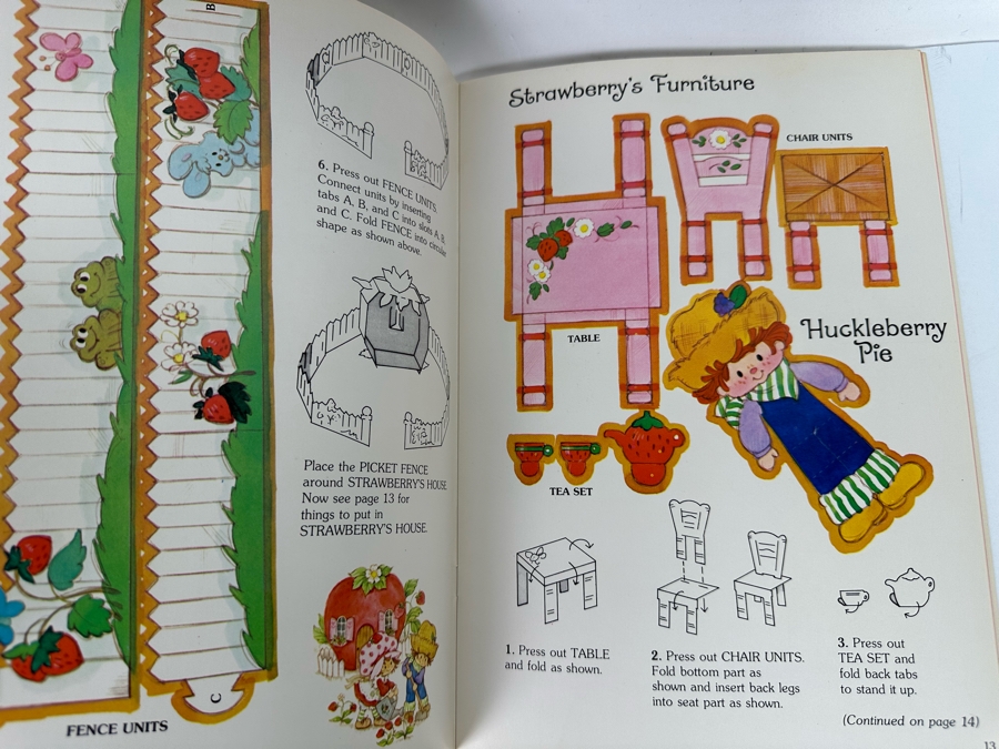 Three First Edition Strawberry Shortcake Books And Sealed Baby's First Cloth Book Meet Strawberry Shortcake And Her Friends - All From 1980 [Photo 9]