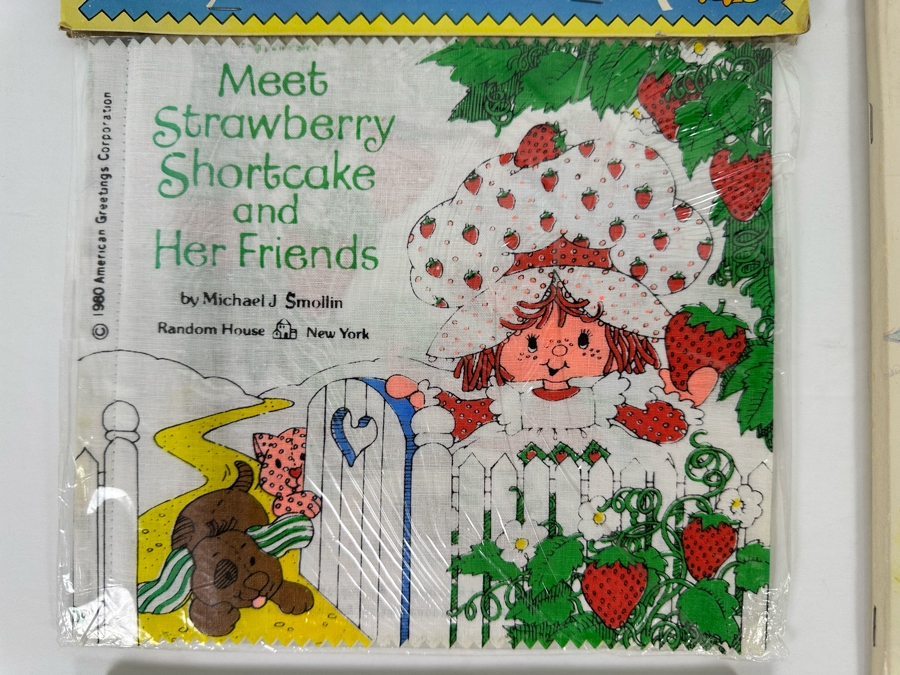 Three First Edition Strawberry Shortcake Books And Sealed Baby's First Cloth Book Meet Strawberry Shortcake And Her Friends - All From 1980 [Photo 4]