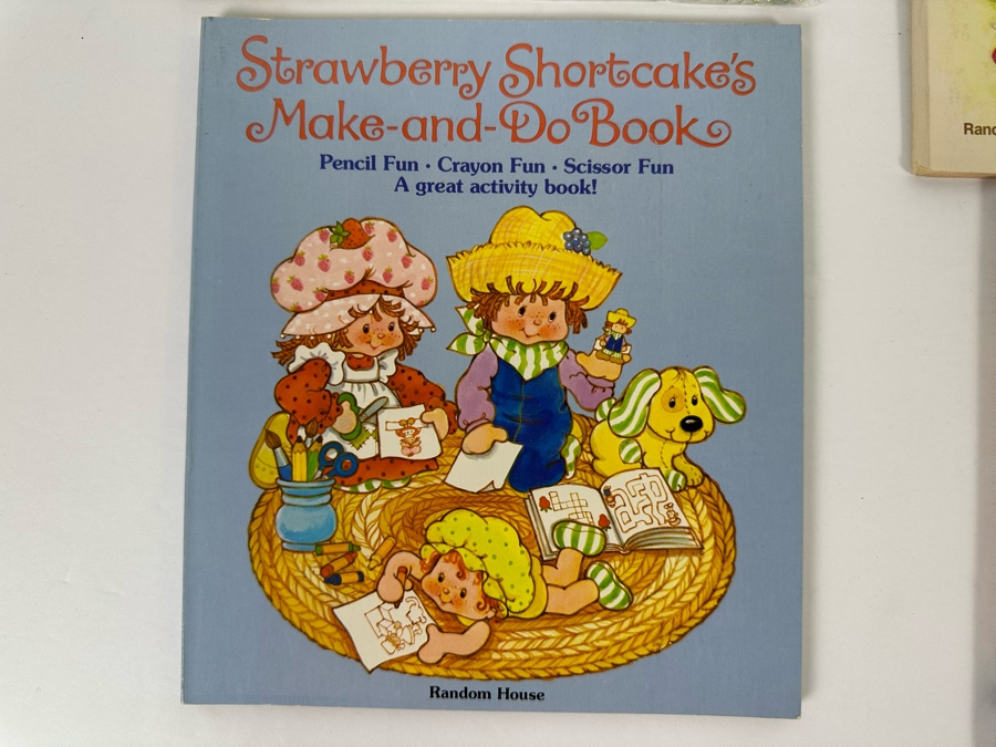 Three First Edition Strawberry Shortcake Books And Sealed Babys First