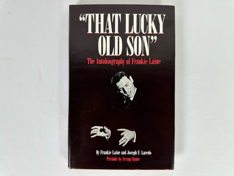 Signed First Edition Hardcover Book That Lucky Old Son: The Autobiography Of Frankie Laine Signed By Frankie Laine [Photo 4]