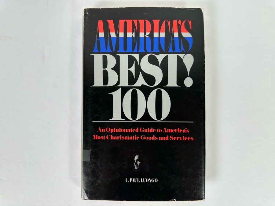 Signed First Edition Hardcover Book America's Best! 100 - An Opinionated Guide To America's Most Charismatic Goods And Services Signed By Eleanor Jacobs Vue D' Optique (Some Of Her Work Is In This Sale) 1980 [Photo 4]