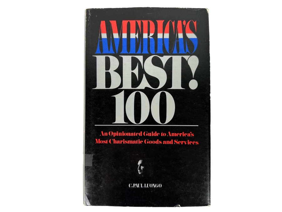 Signed First Edition Hardcover Book America's Best! 100 - An Opinionated Guide To America's Most Charismatic Goods And Services Signed By Eleanor Jacobs Vue D' Optique (Some Of Her Work Is In This Sale) 1980 [Photo 3]