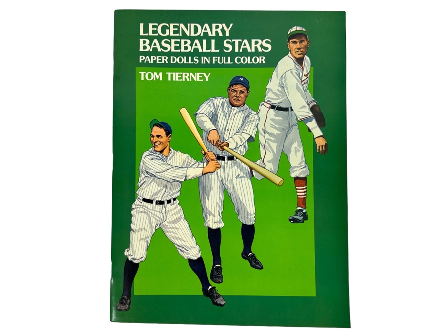 First Edition Legendary Baseball Stars Paper Dolls In Full Color By Tom Tierney [Photo 1]