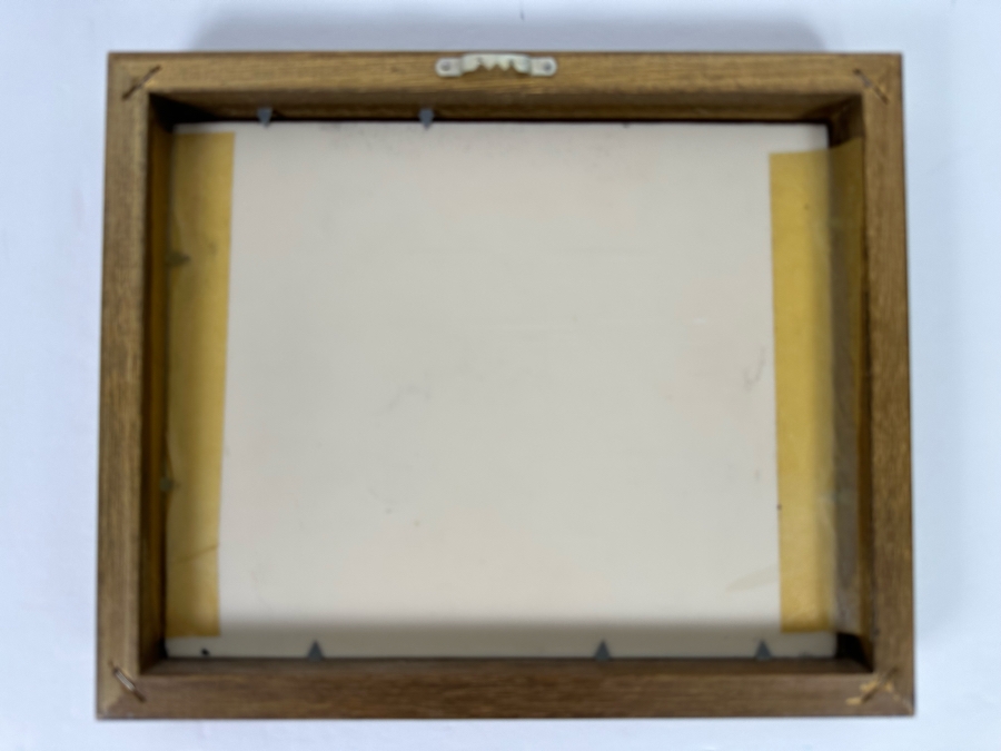 Edwin Austin Abbey (1852-1911, American) Vintage Tennis Match Color Printed On Celluloid 8 X 10 Framed Signed In Plate E. A. Abbey / 1887 [Photo 11]