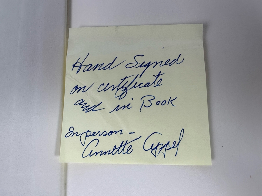 Signed First Edition Hardcover Book Dance With The Devil Signed By Kirk Douglas 1990 With Additional Signed Event Card [Photo 5]