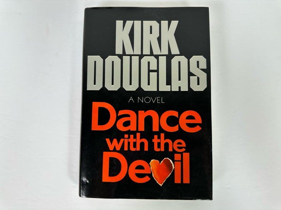 Signed First Edition Hardcover Book Dance With The Devil Signed By Kirk Douglas 1990 With Additional Signed Event Card [Photo 4]